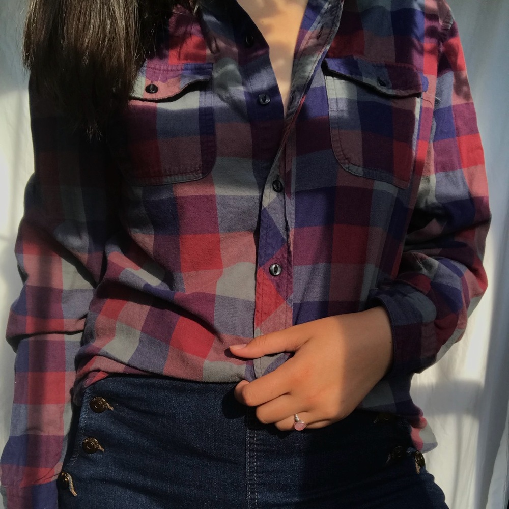 Multi color flannel